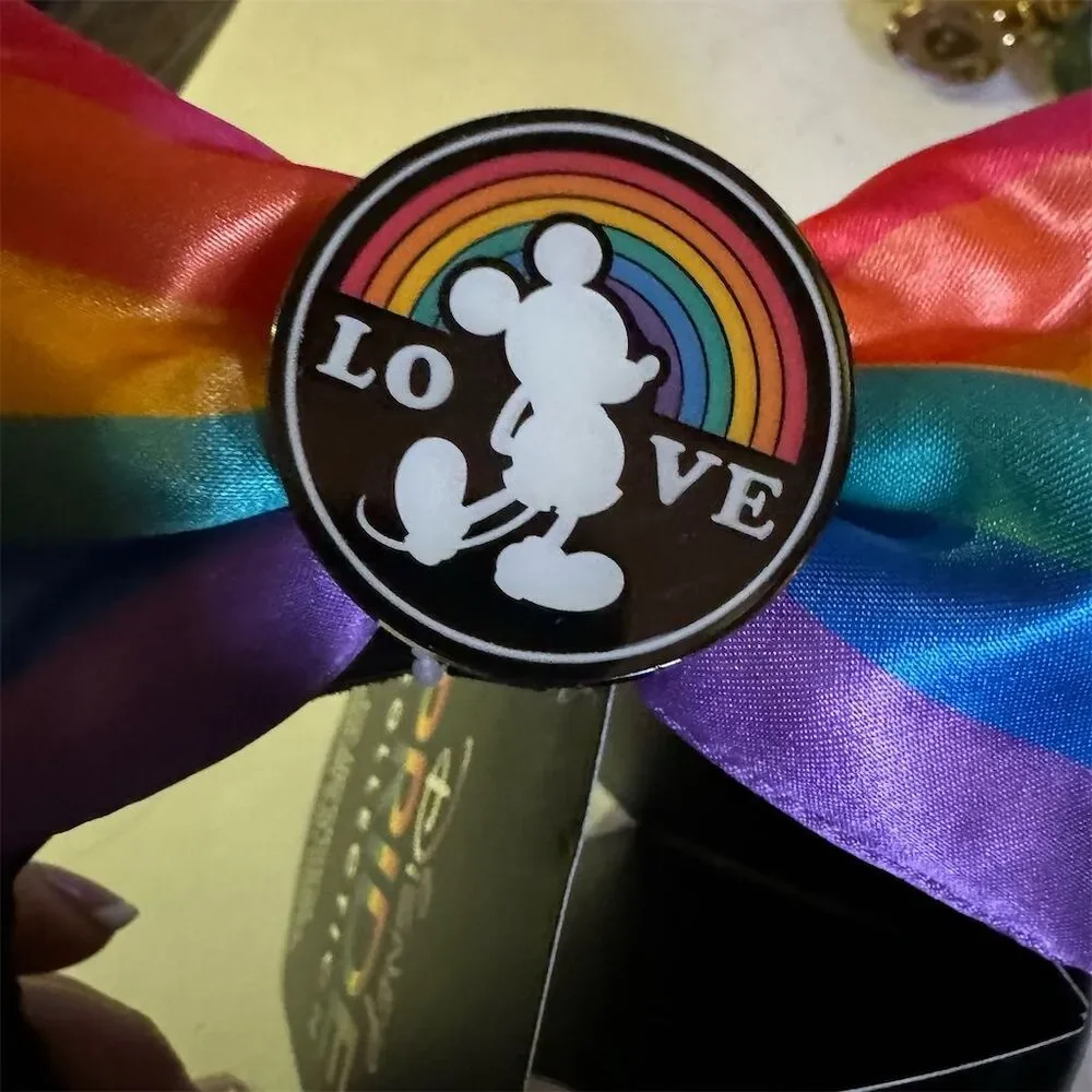 Disney Parks Mickey Mouse Pride Love Ear Headband Unisex Adult